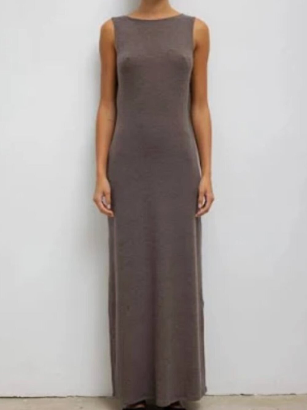 LESET Women's Lauren Sleeveless Jersey Maxi Dress
